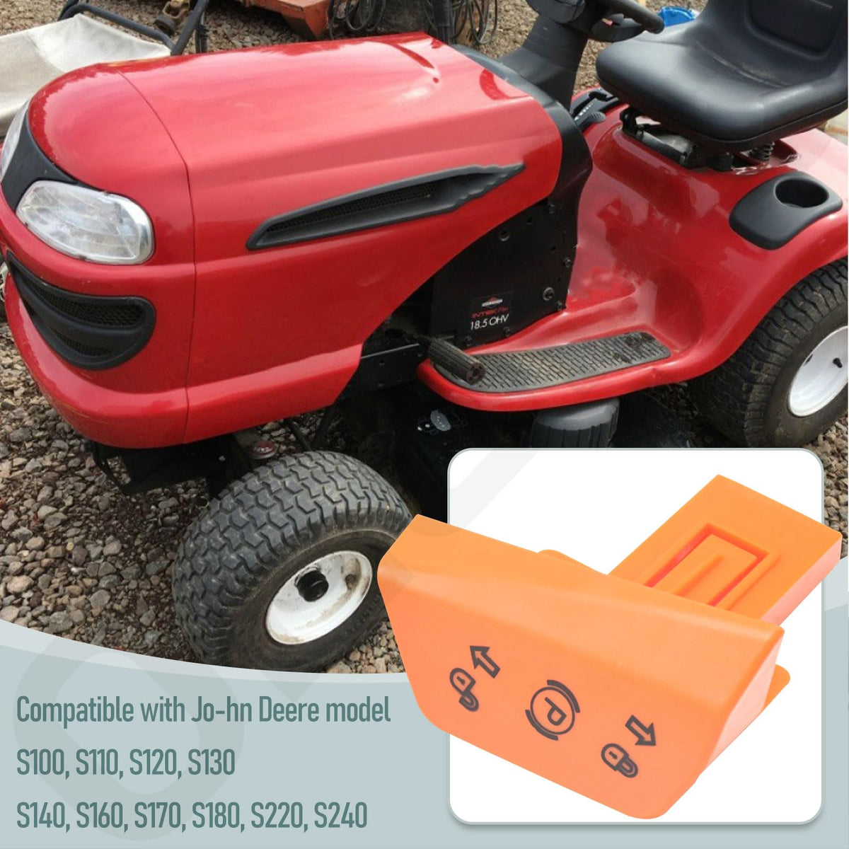 Ohoho UC21883 John Deere compatibility — supports S100 to S240 and X107 to X167R.