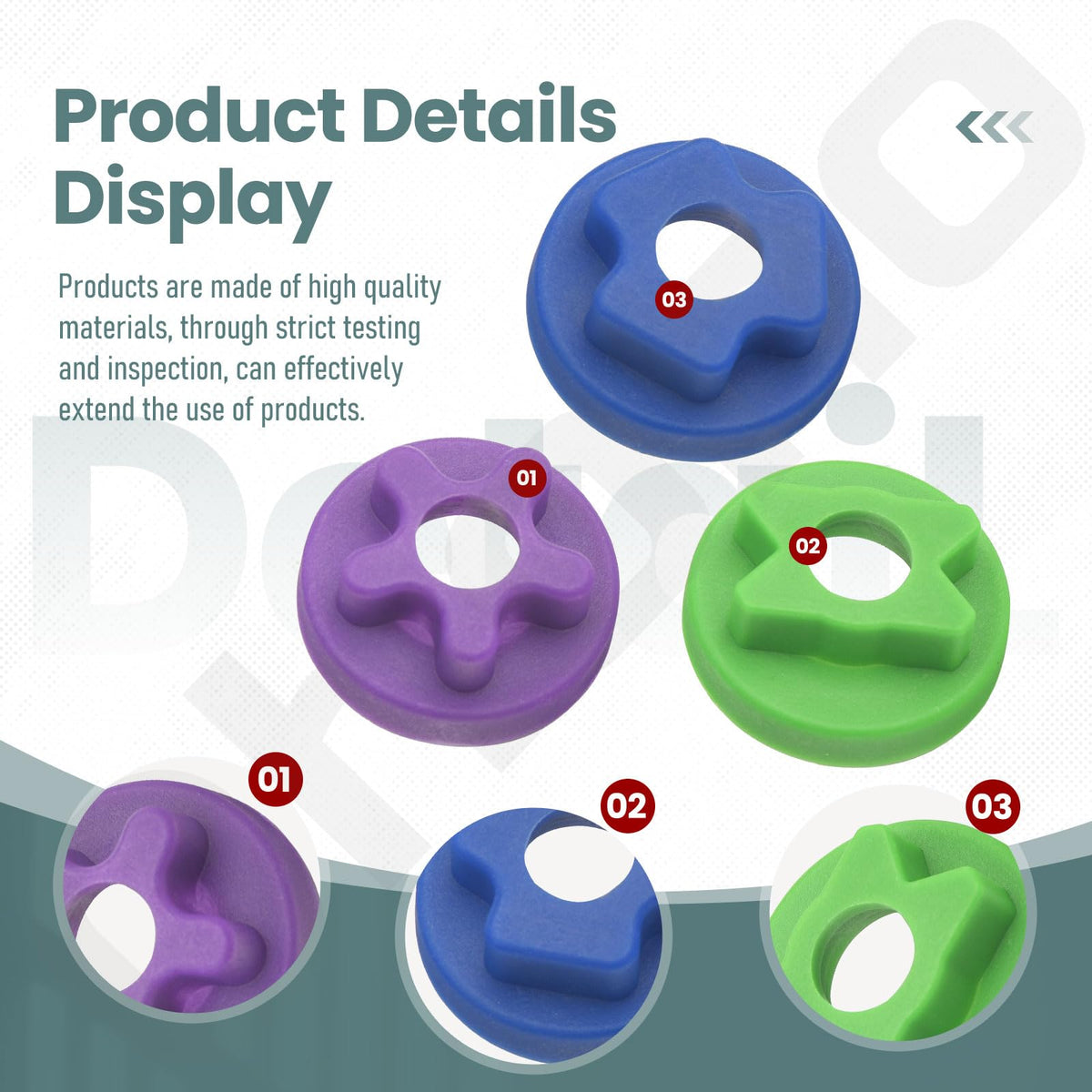 Ohoho universal 5-point star adapter for precise balance