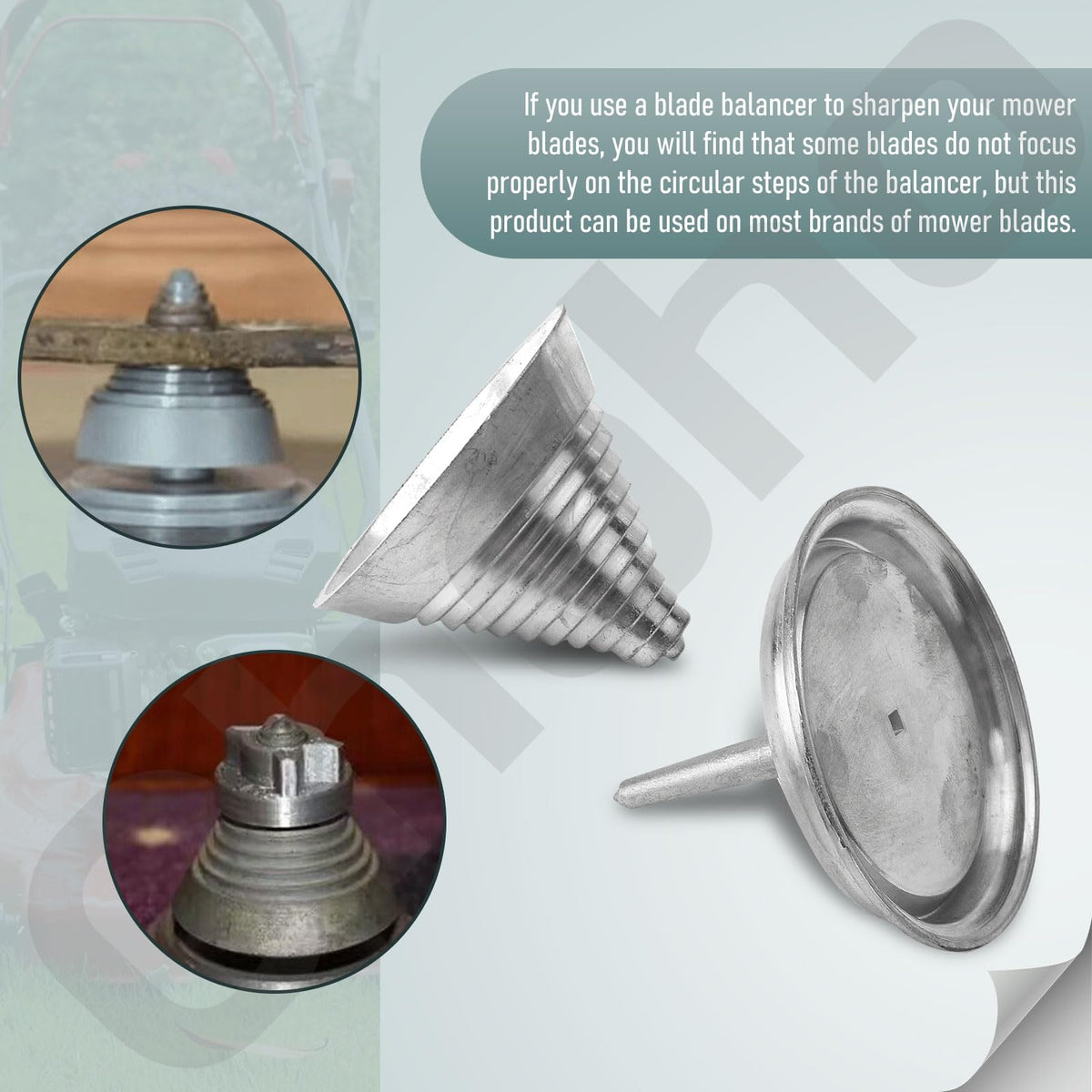 Ohoho zinc cone balancer design ensures stable blade balance