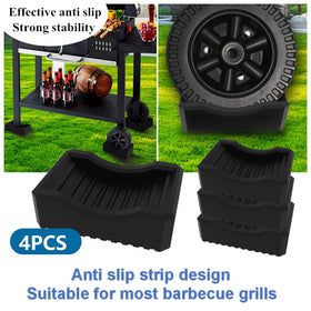Ohraina anti-slip foot pad top bottom enhances stability on grass or wooden decks.