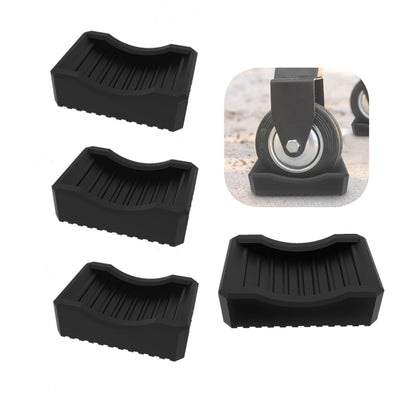Ohraina caster cups universal fit for small wheels, protecting floors while rolling outdoor furniture.