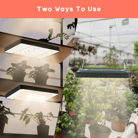 Ohtoad Grow Lights aluminum frame offers efficient heat dissipation.