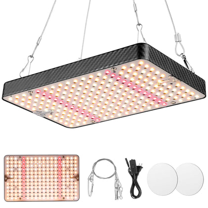 Ohtoad Grow Lights hanging setup highlights compact design for versatile placement.
