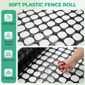 Ohuhu mesh detail shows 1.7x1.7 inch openings for airflow and sunlight