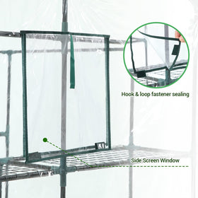 Ohuhu dimensions 57.5 x 57 x 76 inches for large capacity