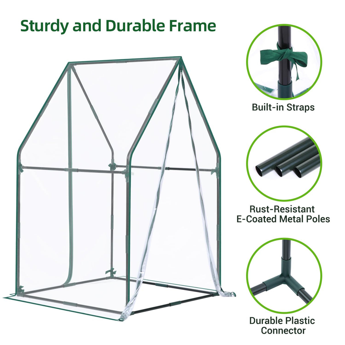 Ohuhu indoor outdoor garden protection helps small plants thrive.