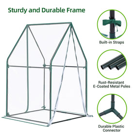Ohuhu indoor outdoor garden protection helps small plants thrive.