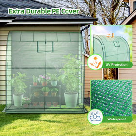 Ohuhu Lean-to Greenhouse external weight bag for wind resistance