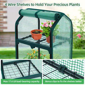 Ohuhu Mini Greenhouse suits indoor-outdoor spaces like balconies or decks