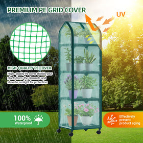 Ohuhu Mini Greenhouse PE material delivers UV resistance and waterproof performance