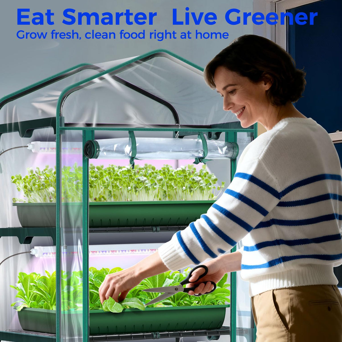 Ohuhu seed trays 10x20 fit showing compatibility for seeds