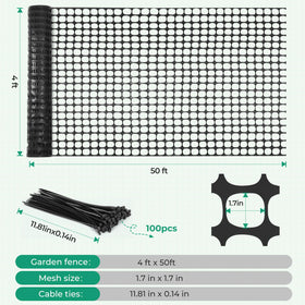 Ohuhu UV-resistant plastic mesh resists fading in sun and rain
