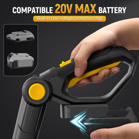 Ohyes ergonomic design handle and shaft view reduces strain during long garden sessions.
