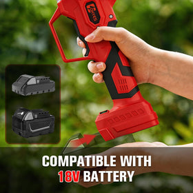 ohyes pruning shears brushless motor and chrome blade deliver smooth cuts
