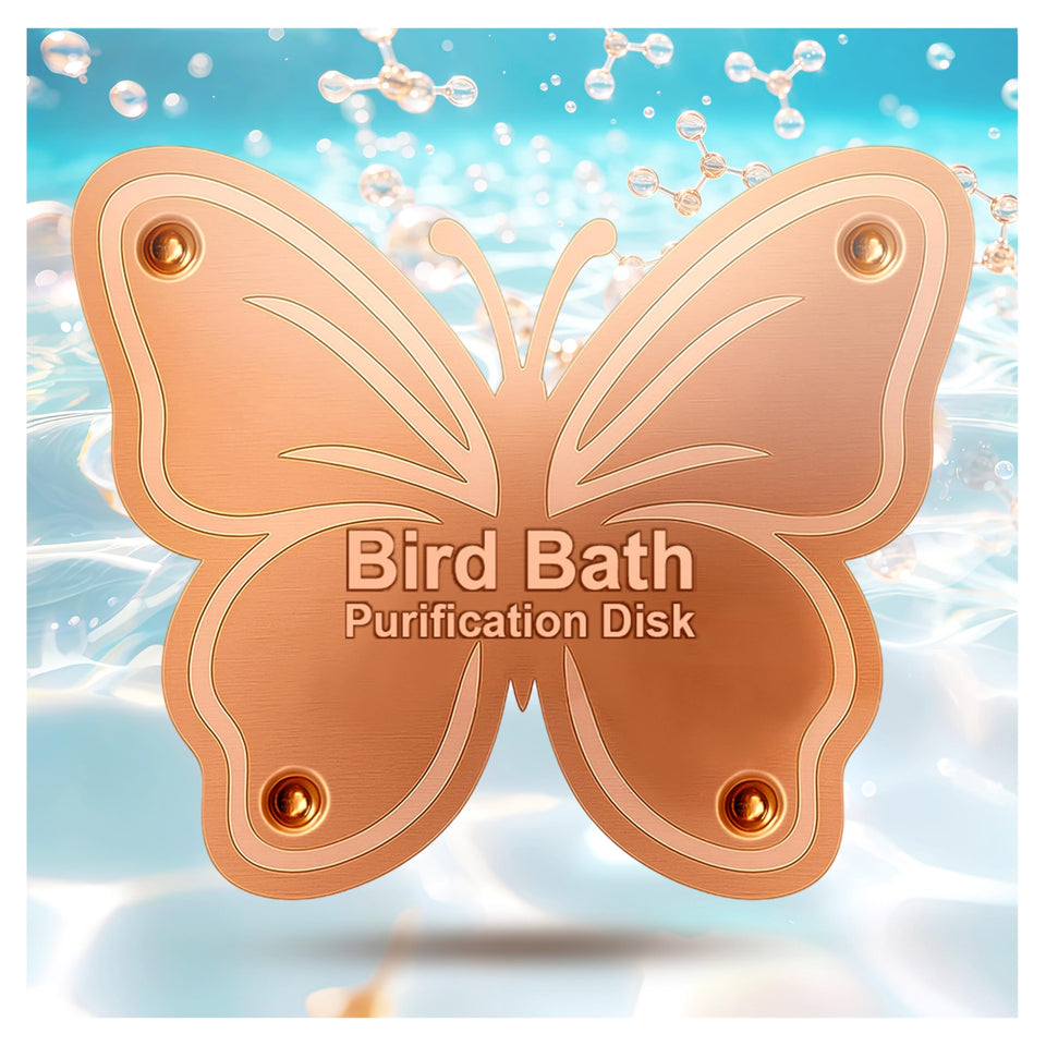 OICEME bird bath purification disc for clearer water and happier backyard visitors.