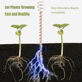 Oiexgu stake inserted into soil for easy garden enhancement