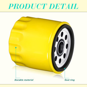 Therwen 12-pack oil filter lets you replace filters easily.