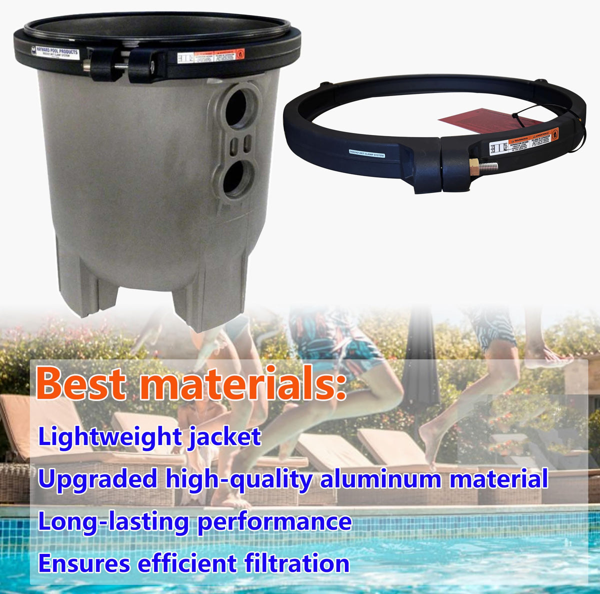 OIMDK Aluminum tension clamp highlights light weight and durable build