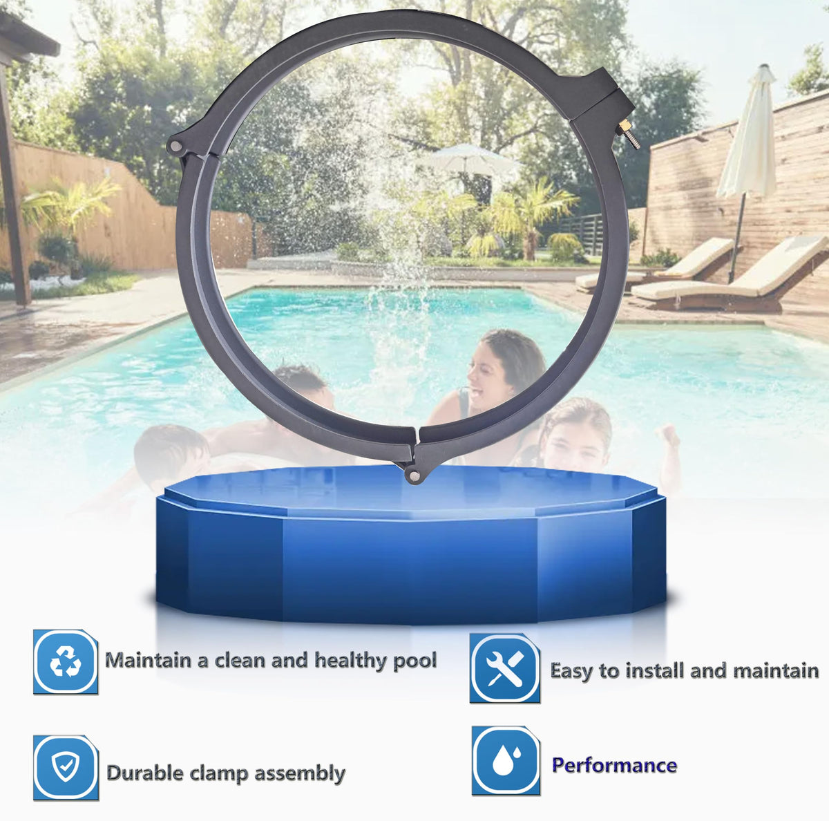 OIMDK Filter tank seal features preventing leaks during operation