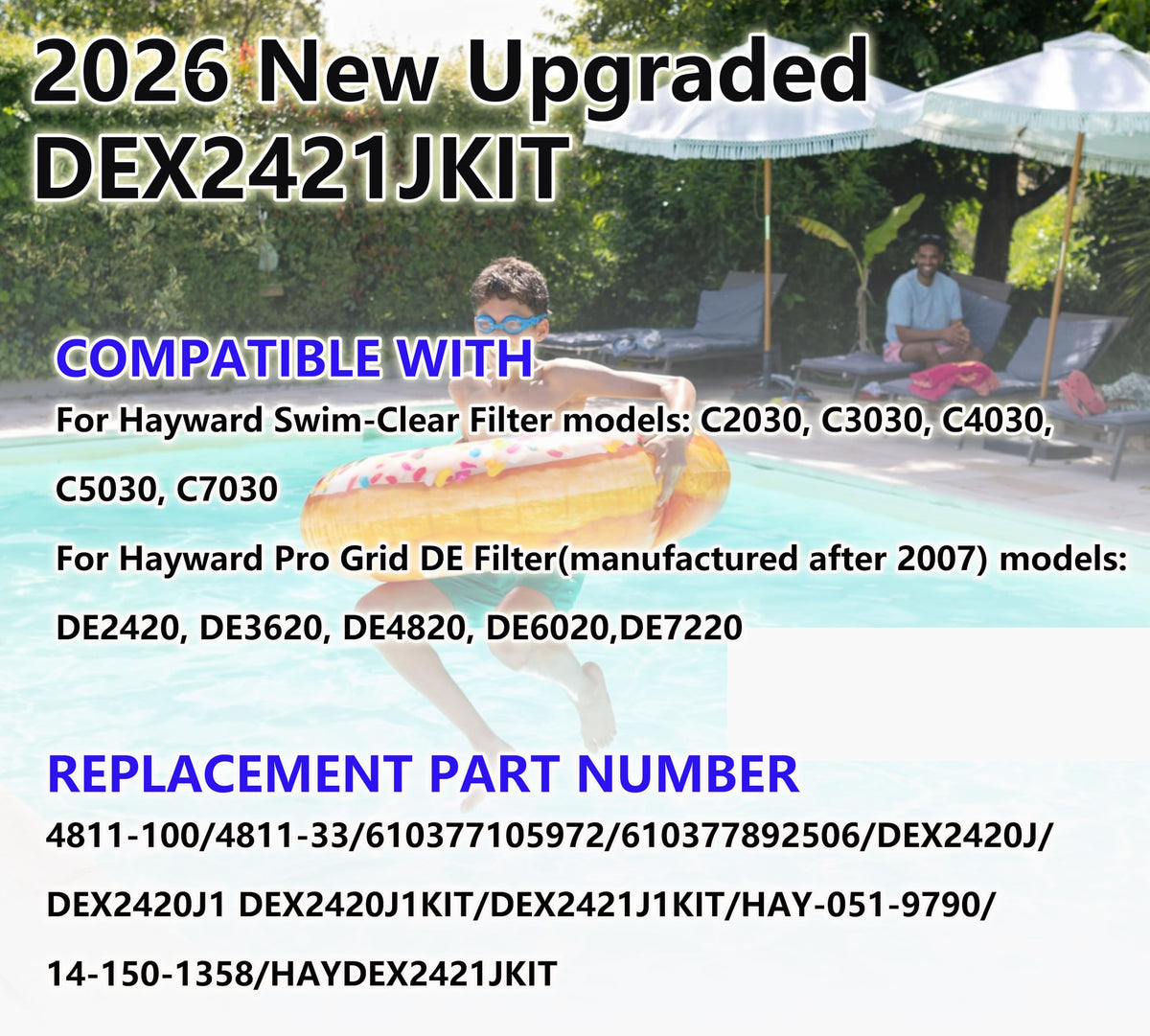 OIMDK Hayward Swim-Clear filter clamp shown for quick compatibility and easy installation