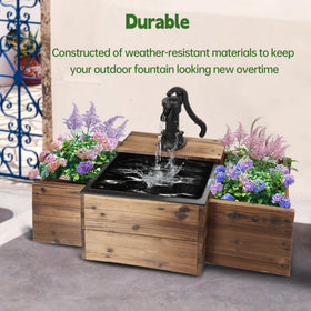 OIPRTGFJ backyard decor fountain elevates outdoor living spaces