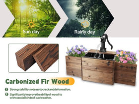 OIPRTGFJ flower box feature enhances natural decor and greenery