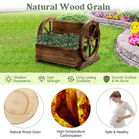 OIPRTGFJ burned-treated cedar finish for outdoor durability