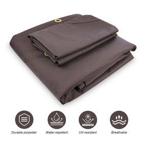 OIPUNSHLE canopy close-up, durable polyester and UV resistant