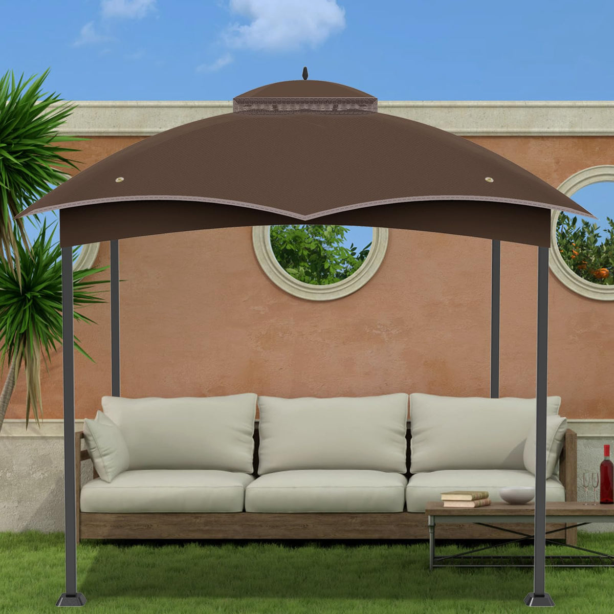OIPUNSHLE canopy installation view, easy corner placement