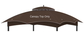 OIPUNSHLE gazebo canopy top 10x12, front view, weatherproof protection for outdoor spaces