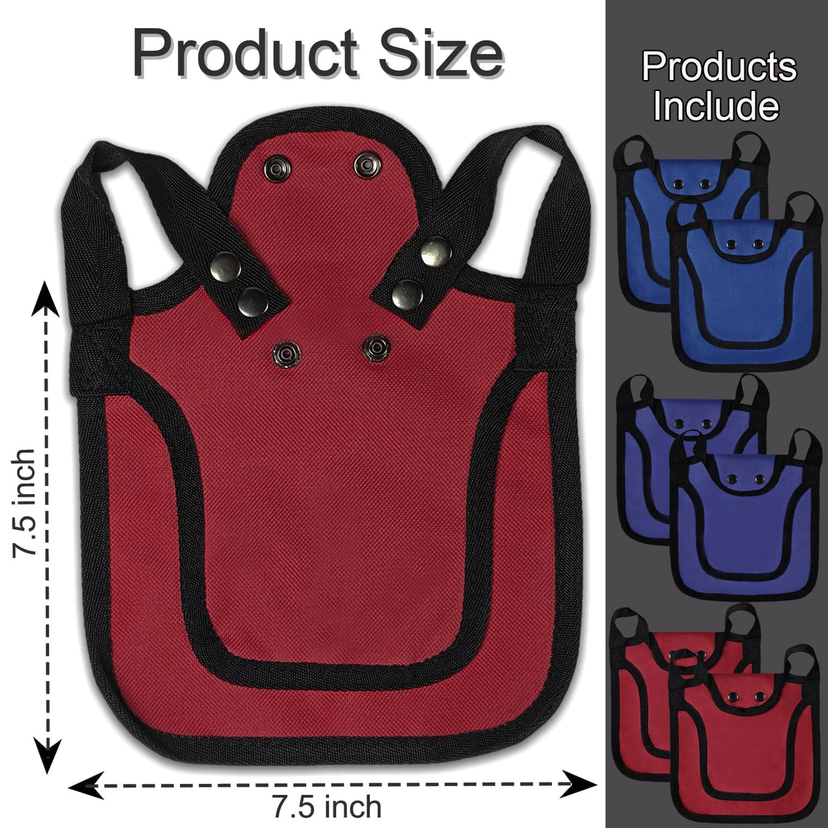 OIUXIMT hen saddle with adjustable straps securing a snug fit