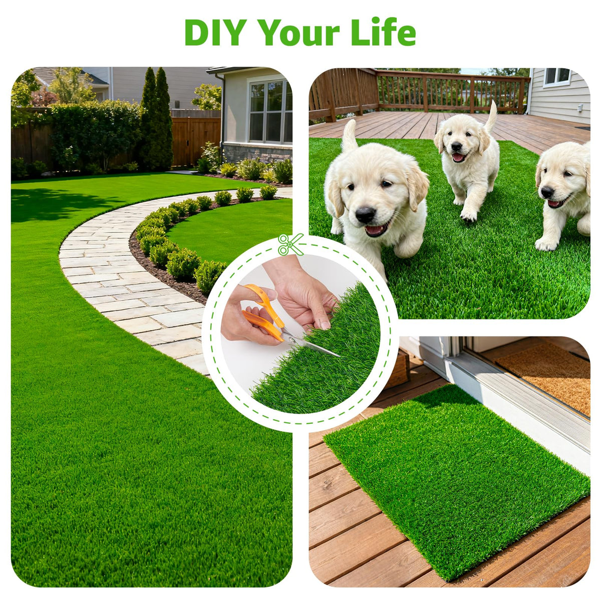 Includes installation kit for quick, customizable setup
