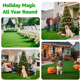Pet friendly turf mat suitable for play and potty training