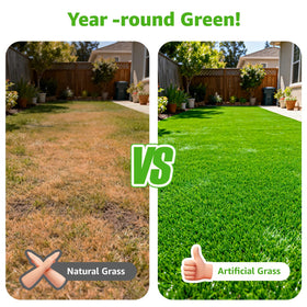 Oiyeefo artificial turf suitable for party décor and versatile outdoor use.