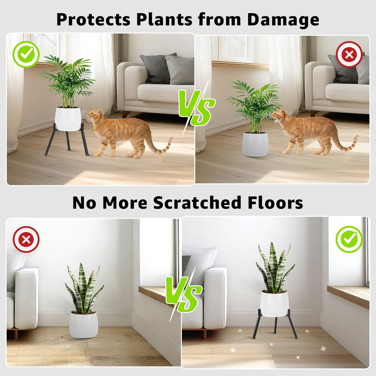 Oiyeefo corner plant holder for balcony or living room corners.