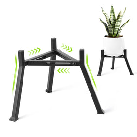 Oiyeefo metal plant stand for indoor or outdoor use, stable display for pots.
