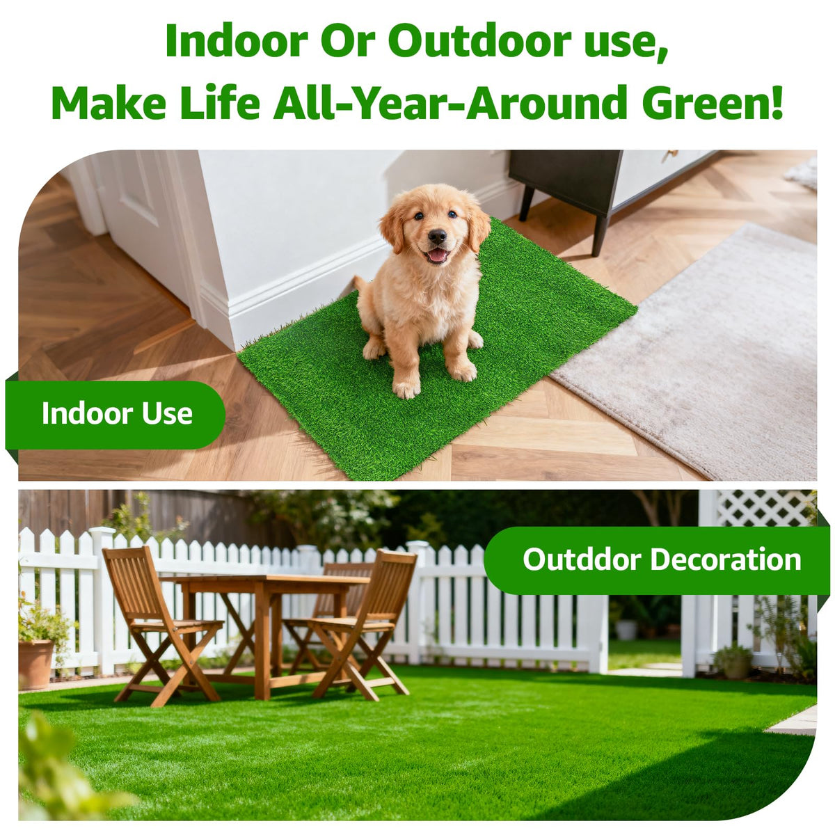Oiyeefo weatherproof eco-friendly material withstands sun and rain.
