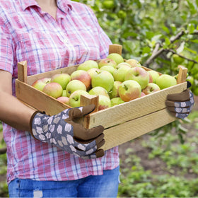 OIZEN breathable microfiber gardening gloves keep hands cool and dry