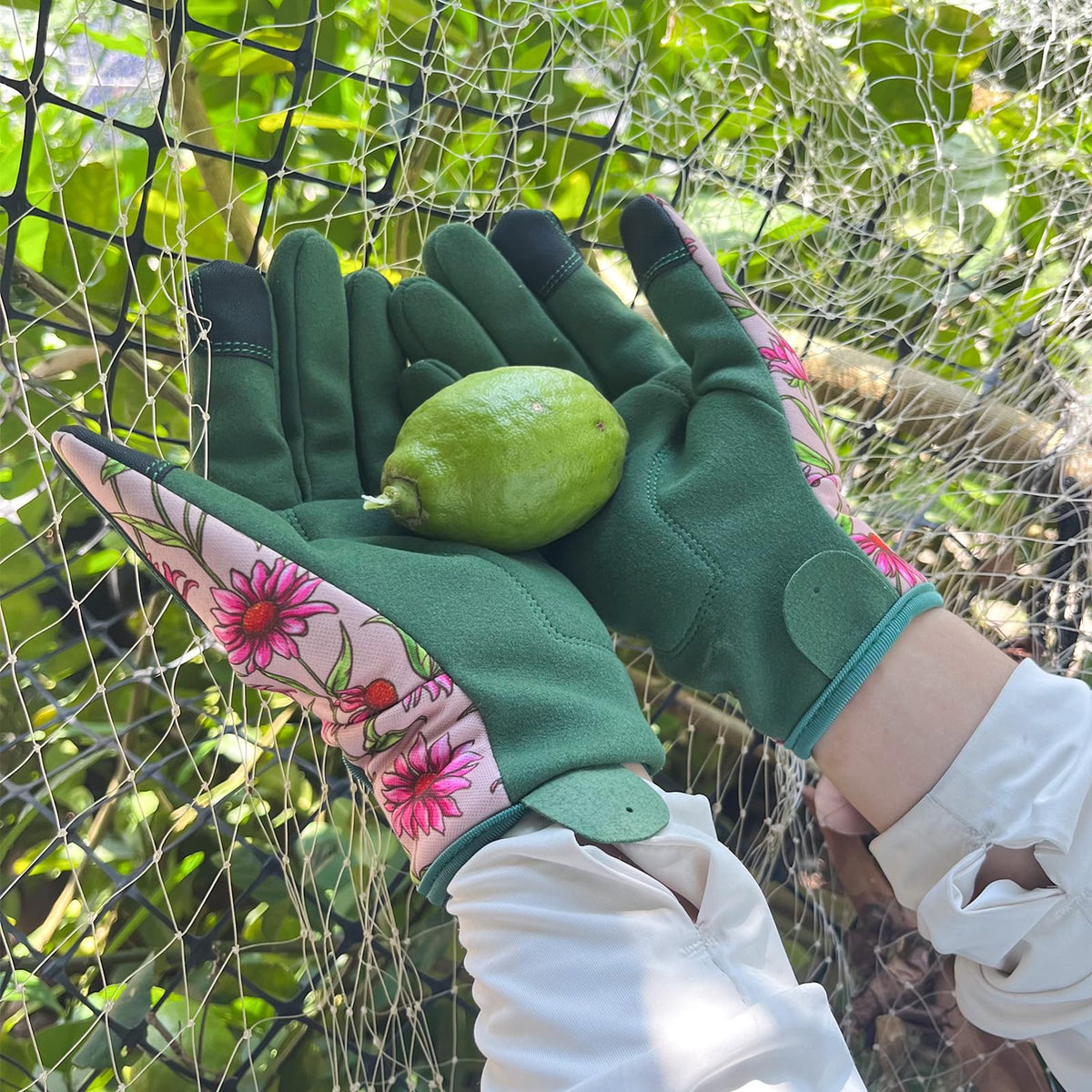 OIZEN Gardening Gloves double-stitched seams for long-lasting durability