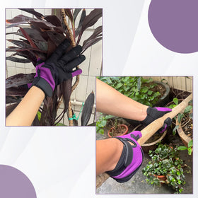OIZEN thorn-proof gloves adjustable cuff ensures snug, secure fit.