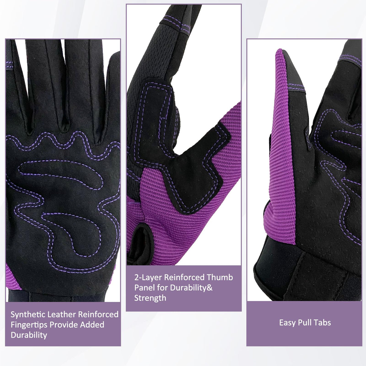 OIZEN thorn-proof gloves touchscreen-ready thumb and forefinger for device use.