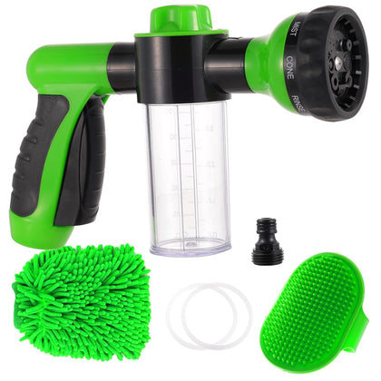 OJKGV high-pressure 8-in-1 foam gun for efficient car washing.