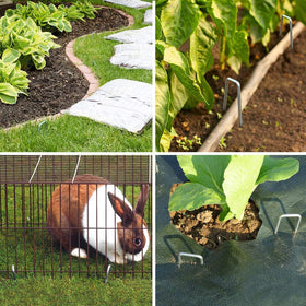 OK5STAR fence-edge stakes stabilize chain-link fencing projects.