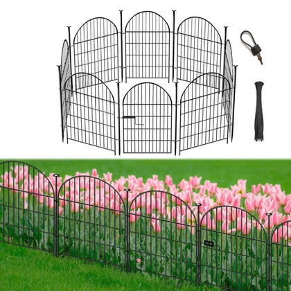 Okaygardn garden fence border panel assembly for quick setup