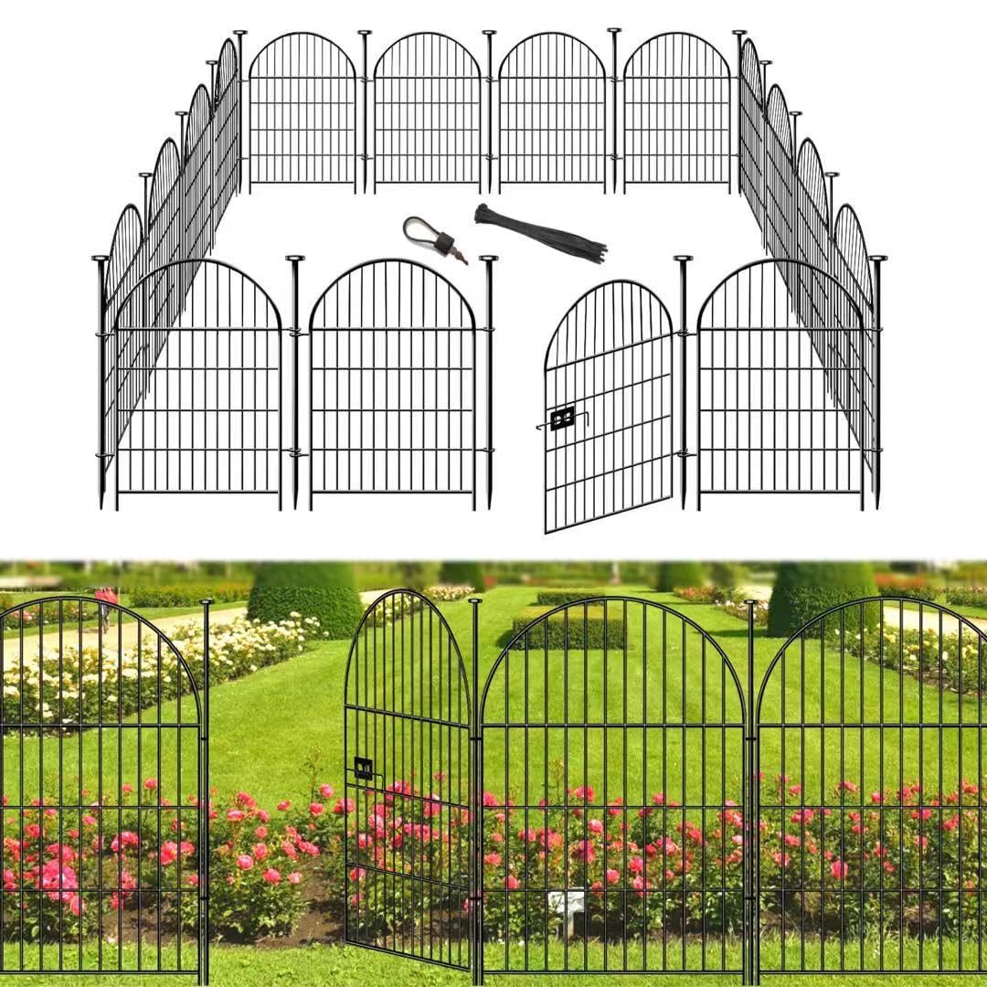 Okaygardn Tall Garden Fence Gate improves access while protecting plants.