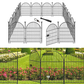 Okaygardn Tall Garden Fence Gate improves access while protecting plants.
