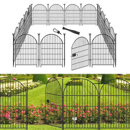 Okaygardn Tall Garden Fence Gate improves access while protecting plants.
