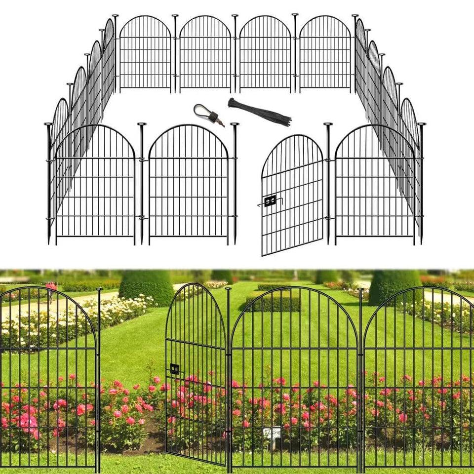 Okaygardn Tall Garden Fence Gate improves access while protecting plants.