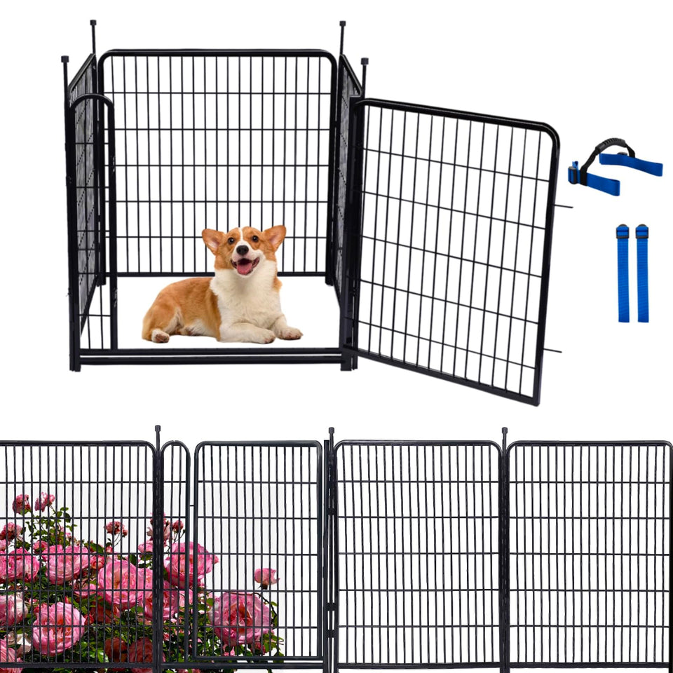 Okaygardn tall garden fence panel for outdoor borders and pet containment.