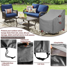 Okcool buckle-straps secure-fit prevent slips on breezy patios